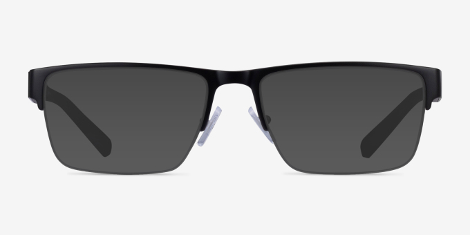 Armani Exchange AX1018 Matte Black MetalEyeglass Frames from EyeBuyDirect, with Tinted Lenses