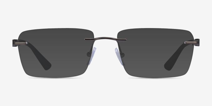 Armani Exchange AX1064 - Rectangle Matte Gunmetal Frame Eyeglasses