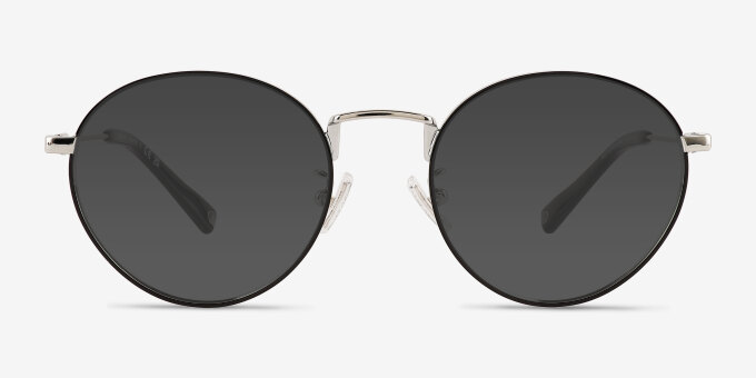 Coach HC5120 Black Silver MetalEyeglass Frames from EyeBuyDirect, with Tinted Lenses