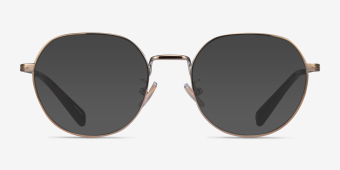 Coach HC5141 Shiny Light Gold MetalEyeglass Frames from EyeBuyDirect, with Tinted Lenses