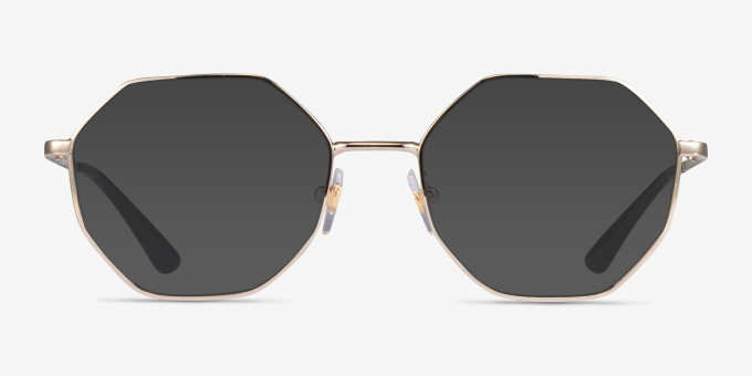 Vogue Eyewear VO4094 Shiny Gold MetalEyeglass Frames from EyeBuyDirect, with Tinted Lenses