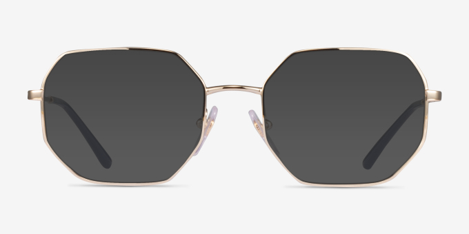 Vogue Eyewear VO4228 Shiny Gold MetalEyeglass Frames from EyeBuyDirect, with Tinted Lenses