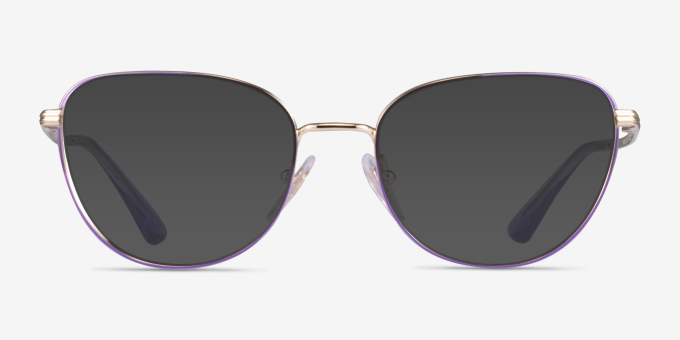 Vogue Eyewear VO4229 Purple Gold MetalEyeglass Frames from EyeBuyDirect, with Tinted Lenses