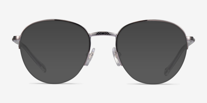 Vogue Eyewear VO4263 Shiny Silver MetalEyeglass Frames from EyeBuyDirect, with Tinted Lenses
