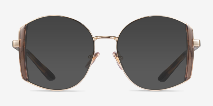 Vogue Eyewear VO4269 Pale Gold Brown MetalEyeglass Frames from EyeBuyDirect, with Tinted Lenses