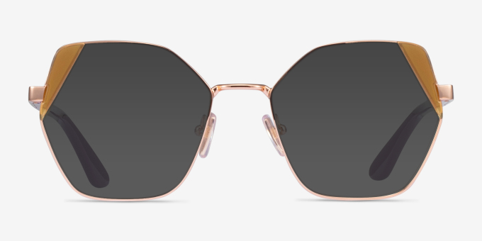 Vogue Eyewear VO4270 Rose Gold Yellow MetalEyeglass Frames from EyeBuyDirect, with Tinted Lenses