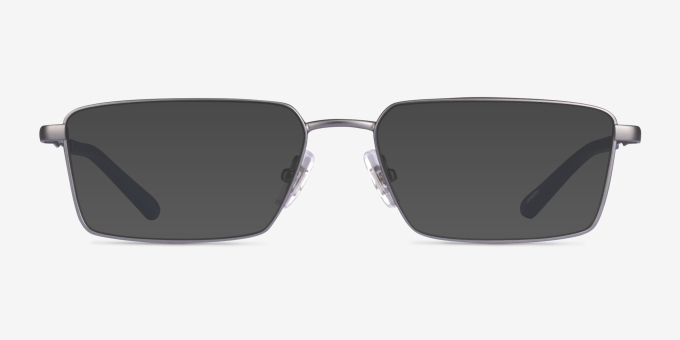 ARNETTE Quadra Silver MetalEyeglass Frames from EyeBuyDirect, with Tinted Lenses