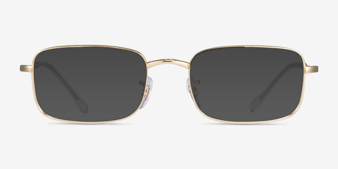 Ray-Ban RB3746V Gold MetalEyeglass Frames from EyeBuyDirect, with Tinted Lenses