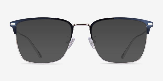 Coach HC5149T Navy Silver TitaniumEyeglass Frames from EyeBuyDirect, with Tinted Lenses
