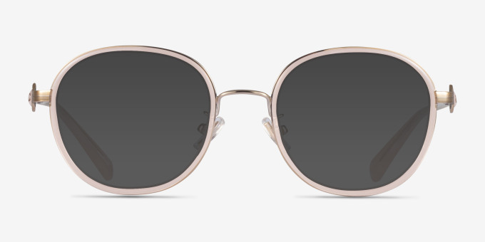 Coach HC5129 Shiny Rose Gold AcetateEyeglass Frames from EyeBuyDirect, with Tinted Lenses