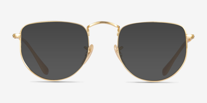 Ray-Ban RB3958V Elon Gold MetalEyeglass Frames from EyeBuyDirect, with Tinted Lenses