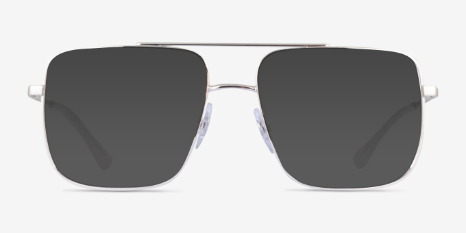 Ray-Ban RB3758V Silver MetalEyeglass Frames from EyeBuyDirect, with Tinted Lenses
