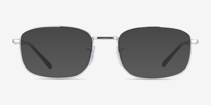 Ray-Ban RB6533 Silver MetalEyeglass Frames from EyeBuyDirect, with Tinted Lenses