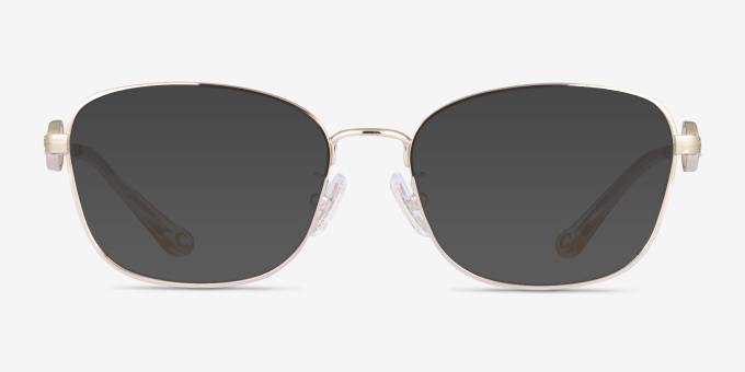 Coach HC5183 Shiny Light Gold MetalEyeglass Frames from EyeBuyDirect, with Tinted Lenses