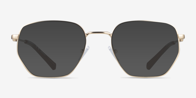 Armani Exchange AX1074 Matte Pale Gold MetalEyeglass Frames from EyeBuyDirect, with Tinted Lenses
