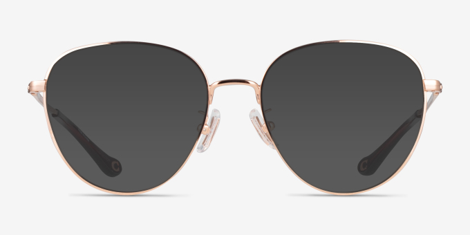 Coach HC5192 Shiny Rose Gold MetalEyeglass Frames from EyeBuyDirect, with Tinted Lenses
