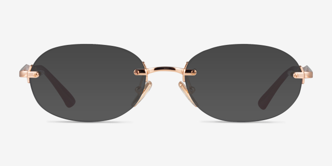 Vogue Eyewear VO4343 Or rose MétalMontures de lunettes de vue d'EyeBuyDirect, Avec des Verres Teintés