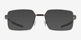 Oakley Foil SQ Pewter Métal Montures de lunettes de vue d'EyeBuyDirect, with Tinted Lenses