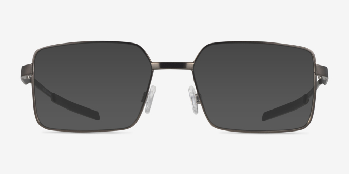 Oakley Foil SQ Pewter MetalEyeglass Frames from EyeBuyDirect, with Tinted Lenses