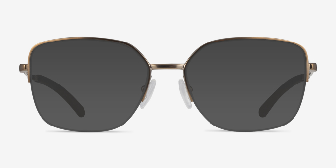 Oakley Moonglow Satin Champagne MétalMontures de lunettes de vue d'EyeBuyDirect, Avec des Verres Teintés