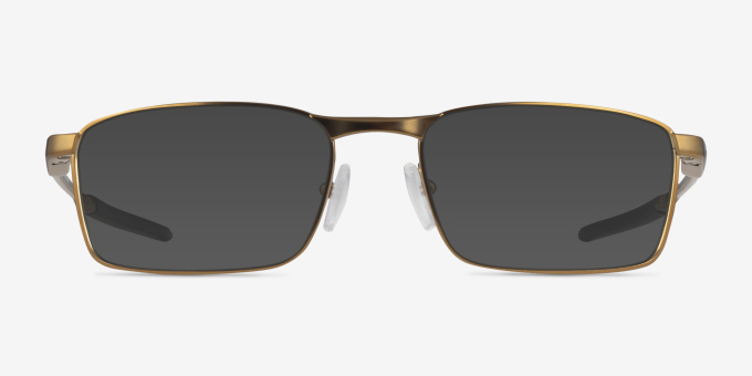 Oakley Fuller Satin Antique Gold MétalMontures de lunettes de vue d'EyeBuyDirect, Avec des Verres Teintés