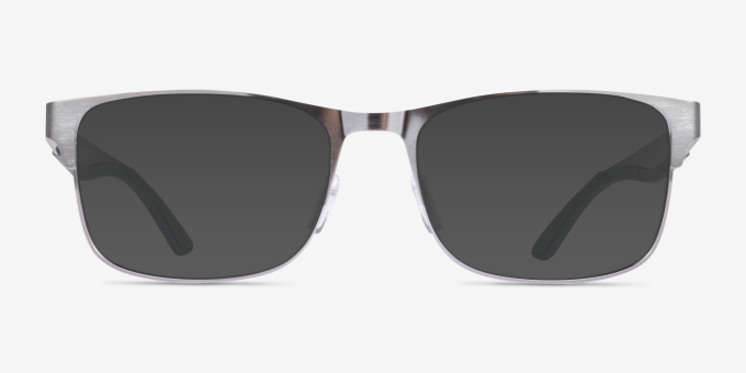 Ray-Ban RB7550 Gunmetal MetalEyeglass Frames from EyeBuyDirect, with Tinted Lenses