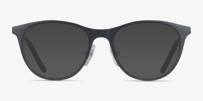 Ray-Ban RB9552V Matte Gray On Rose Gold MetalEyeglass Frames from EyeBuyDirect, with Tinted Lenses