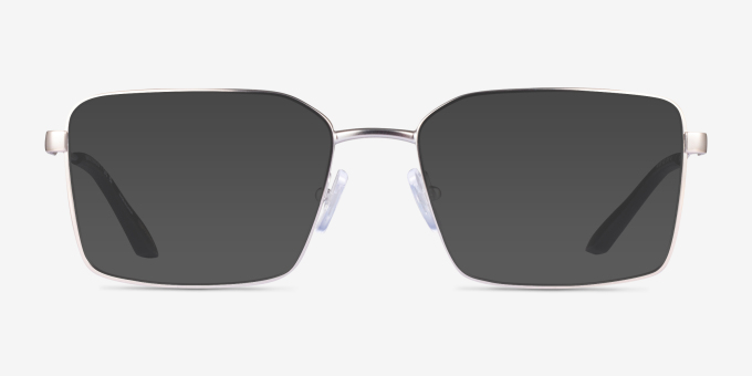 Armani Exchange AX1076 Matte Silver MetalEyeglass Frames from EyeBuyDirect, with Tinted Lenses