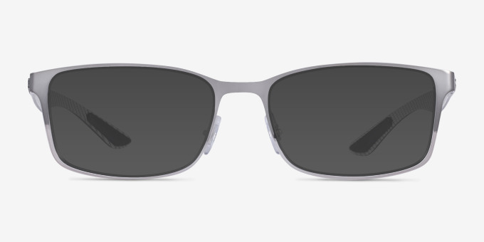 Ray-Ban RB8424 Gunmetal MetalEyeglass Frames from EyeBuyDirect, with Tinted Lenses