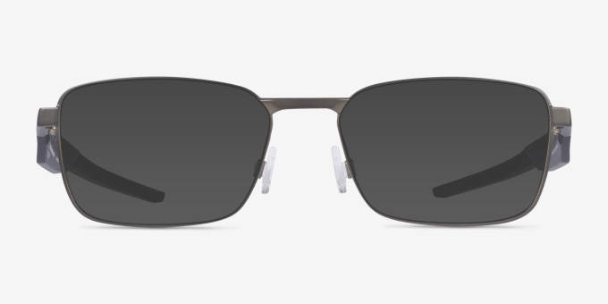 Oakley Steakhouse Satin Lead MetalEyeglass Frames from EyeBuyDirect, with Tinted Lenses