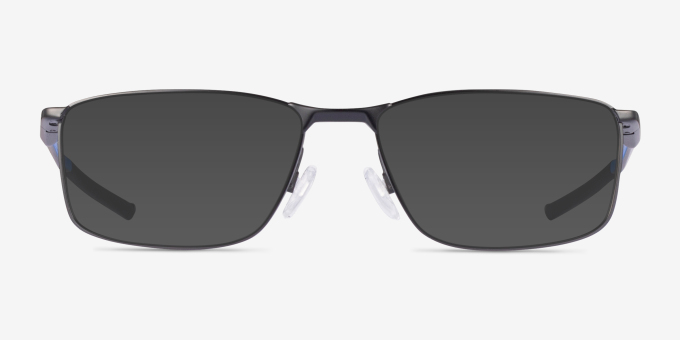 Oakley Socket 5.0 Satin Black Blue MétalMontures de lunettes de vue d'EyeBuyDirect, Avec des Verres Teintés