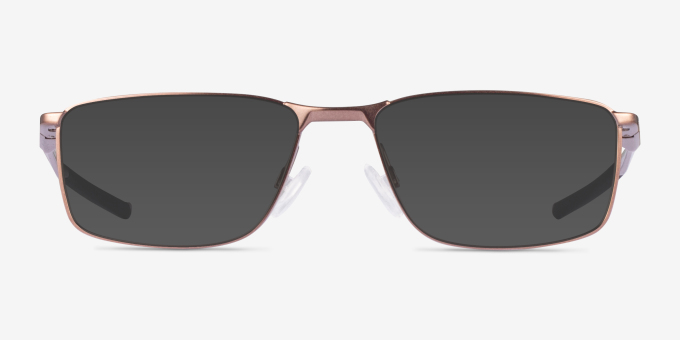 Oakley Socket 5.0 Satin Mahogany MétalMontures de lunettes de vue d'EyeBuyDirect, Avec des Verres Teintés