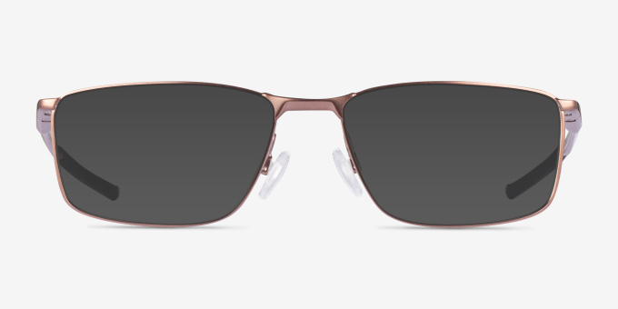 Oakley Socket 5.0 Satin Mahogany MétalMontures de lunettes de vue d'EyeBuyDirect, Avec des Verres Teintés