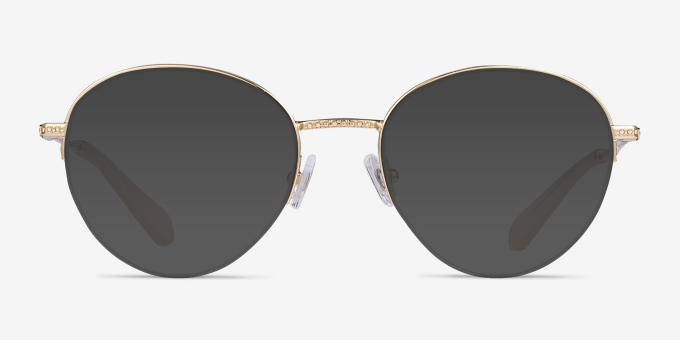 Swarovski SK1004 Pale Gold MetalEyeglass Frames from EyeBuyDirect, with Tinted Lenses
