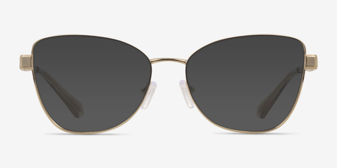 Michael Kors MK3085 Paris Light Gold MetalEyeglass Frames from EyeBuyDirect, with Tinted Lenses