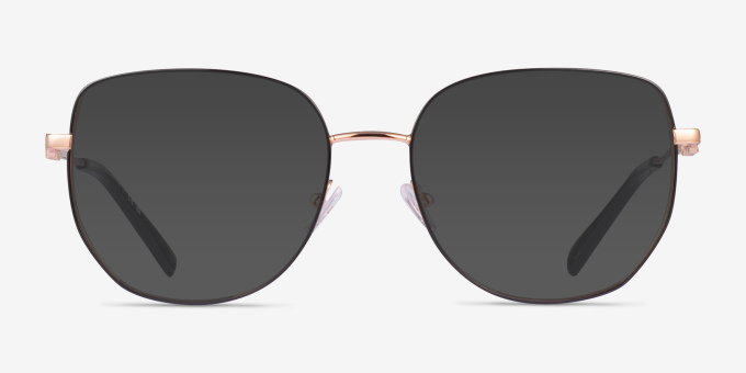 Michael Kors MK3062 Belleville Black Shiny MétalMontures de lunettes de vue d'EyeBuyDirect, Avec des Verres Teintés