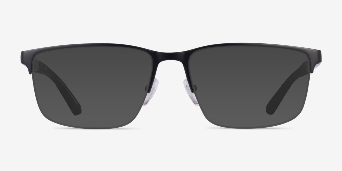 Emporio Armani EA1164 Matte Black MetalEyeglass Frames from EyeBuyDirect, with Tinted Lenses
