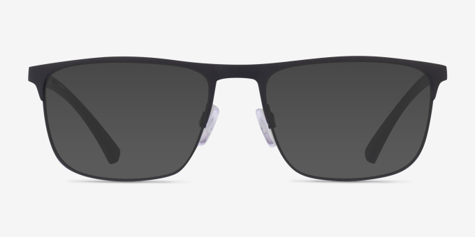 Emporio Armani EA1079 Rubber Black MetalEyeglass Frames from EyeBuyDirect, with Tinted Lenses