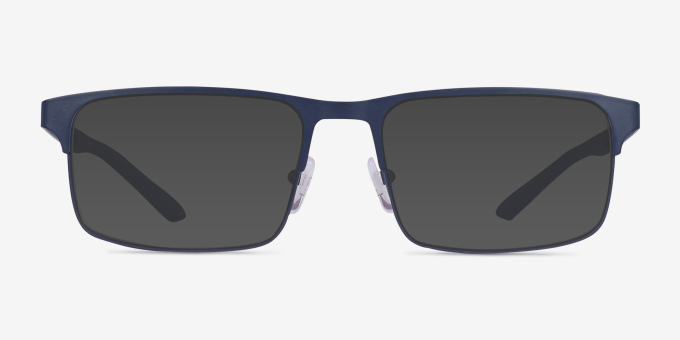 Emporio Armani EA1170 Matte Blue MetalEyeglass Frames from EyeBuyDirect, with Tinted Lenses