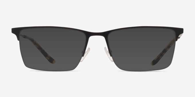 Emporio Armani EA1171 Matte Black MetalEyeglass Frames from EyeBuyDirect, with Tinted Lenses