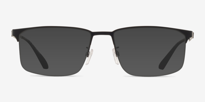 Emporio Armani EA1143 Matte Black MetalEyeglass Frames from EyeBuyDirect, with Tinted Lenses