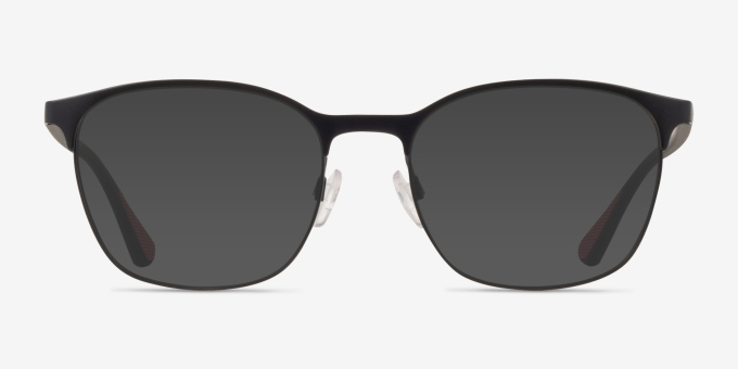 Emporio Armani EA1114 Matte Black MetalEyeglass Frames from EyeBuyDirect, with Tinted Lenses