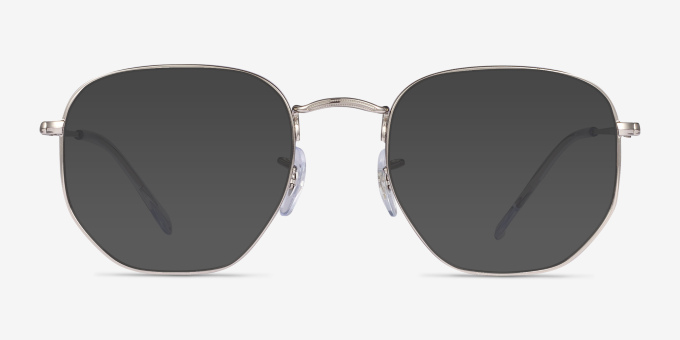 Ray-Ban RB6448 Silver MetalEyeglass Frames from EyeBuyDirect, with Tinted Lenses