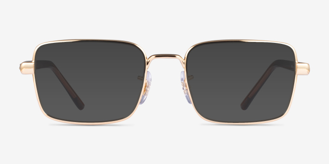 Ray-Ban RB6560 Arista Gold MetalEyeglass Frames from EyeBuyDirect, with Tinted Lenses