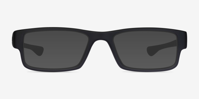 Oakley Airdrop Satin Black PlasticEyeglass Frames from EyeBuyDirect, with Tinted Lenses