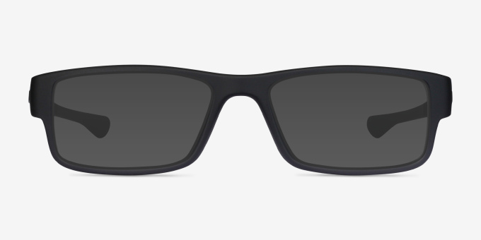Oakley Airdrop Satin Black PlasticEyeglass Frames from EyeBuyDirect, with Tinted Lenses