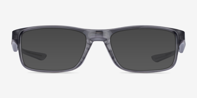 Oakley Plank 2.0 Polished Gray Smoke PlasticEyeglass Frames from EyeBuyDirect, with Tinted Lenses