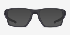 Oakley Litebeam Satin Black Plastique Montures de lunettes de vue d'EyeBuyDirect, with Tinted Lenses