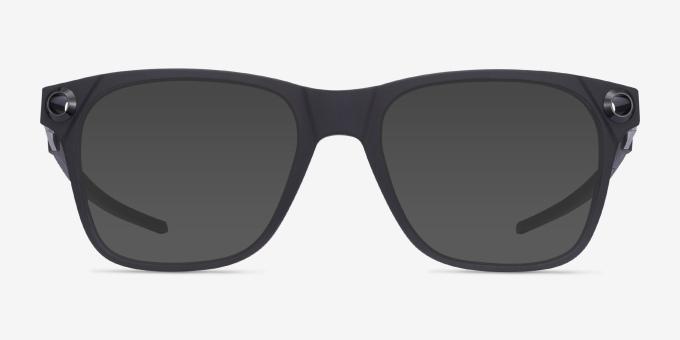 Oakley Apparition Satin Gray Smoke PlasticEyeglass Frames from EyeBuyDirect, with Tinted Lenses