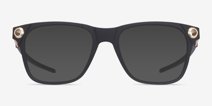 Oakley Apparition Satin Black PlasticEyeglass Frames from EyeBuyDirect, with Tinted Lenses
